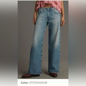 AG Adria wide leg jean, size 27